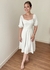 Vestido Midi Linho Emily Off- White - loja online