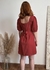 Vestido Lara vermelho Terroso - Loah Brand