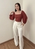 Cropped Sevilha Terra Cota - loja online