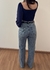Jeans Wide Leg Zaya lavagem média na internet
