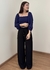 Cropped Sevilha Azul Marinho - comprar online