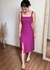 Vestido Midi Cloe Fúcsia