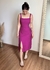 Vestido Midi Cloe Fúcsia - Loah Brand