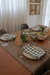 Caminho de Mesa Linho Marrom - comprar online