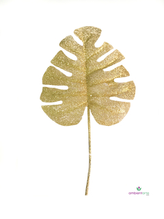 Hoja Monstera Navideña X2 en internet