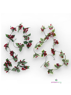 Guia de Muérdagos navideños 180 cm - ambientartedeco