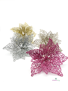 Bolsa de Flor 18 cm Navideña x 6