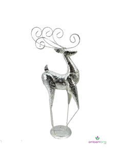 Ciervo Navideño Metal Mediano 46 cm