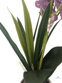 Maceta con Orquídea 10x45 cm - comprar online