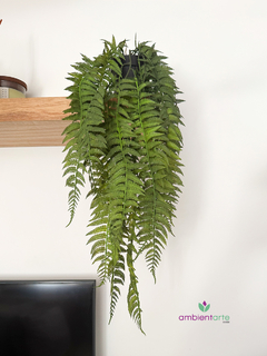 Caida de helecho de 60 cm - ambientartedeco