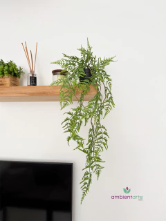 Caida de helecho de 60 cm - ambientartedeco
