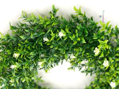 Colgante- Corona o Centro de Hiedra- Flor-Hoja - ambientartedeco