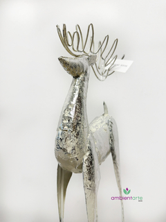 Ciervo Navideño Metal Grande 55 cm - comprar online
