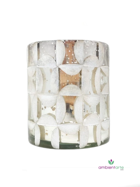 Florero de Vidrio Dorado 10 cm