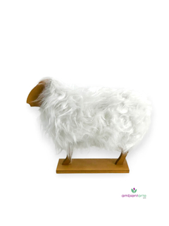 Oveja de Madera Navideña 20 cm