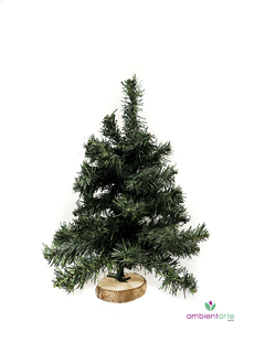 Arbol de Navidad con base de Madera 35 cm