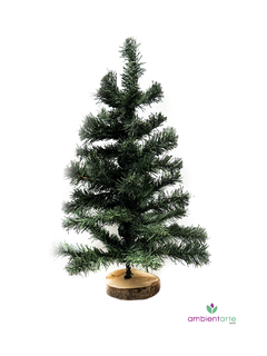 Arbol de Navidad con base de Madera 50 cm
