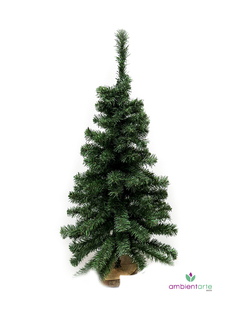Arbol de navidad con base de Madera 90 cm