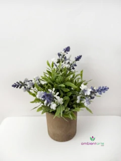 Maceta con Lavandas 11x25 cm