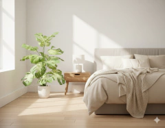 Planta Costilla de Adán o Monstera 80 cm