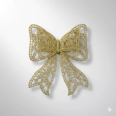 Bolsa de Moño 18x 22 cm Navideña x 6