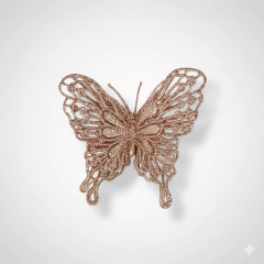 Imagen de Bolsa de Mariposa Navideña 15 cm x 6