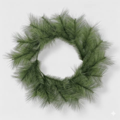 Colgante- Corona o Centro Navideño de Pino 55 cm - ambientartedeco