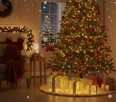 Set de Regalo Navdeño - 15X18-11X13-9X11 cm ( sin luces) - comprar online