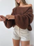 TRICOT MALU MARROM - comprar online