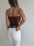 BLUSA CLÉO MARROM - LOLLITA STORE