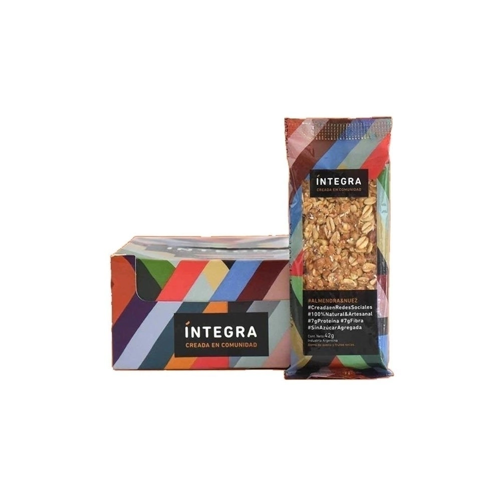 Barra Almendra y Nuez x42g INTEGRA