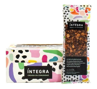 Barra Cacao y Chips de Chocolate x42g Integra