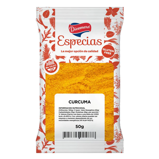 Curcuma SIN TACC 50g Dicomere