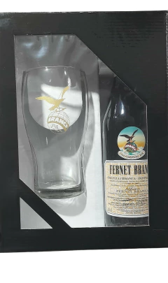Estuche Fernet Branca 450ml + vaso - comprar online
