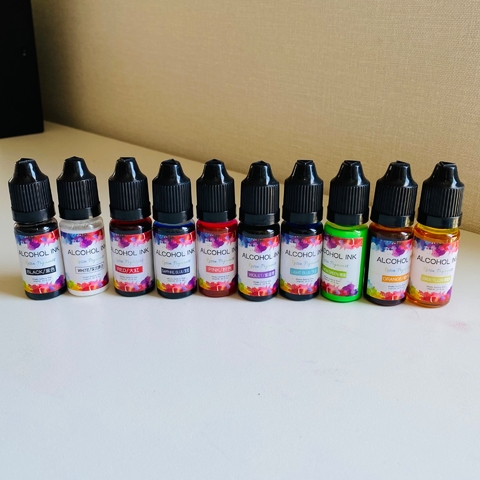 tintas Pigmentos al alcohol 10 ml color a eleccion