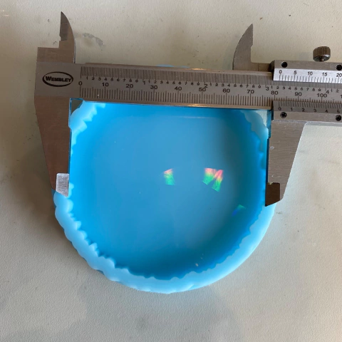 molde holografico posavaso 8 cm