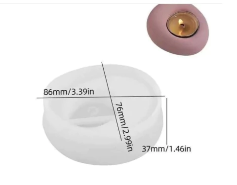 Molde de silicona cuenco vela nuevo - comprar online