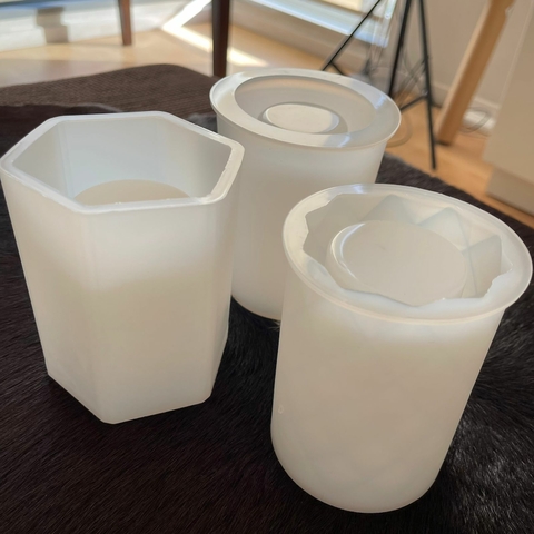 molde vaso alto varios diseños