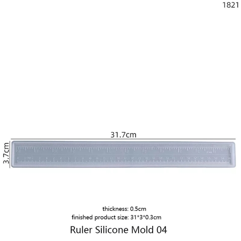 Molde de silicona Regla larga 30cm