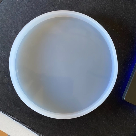 Molde silicona posavasos redondo 13 cm diámetro