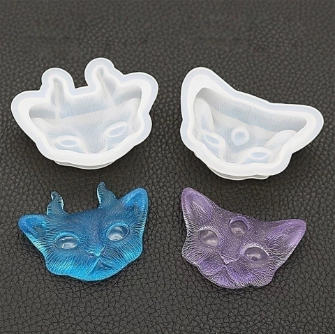 pack 2 moldes de gato
