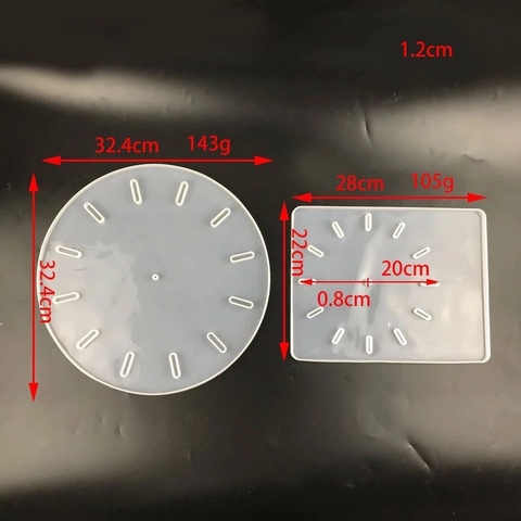 molde reloj super grande modelo redondo