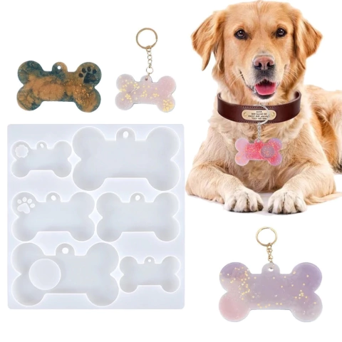 molde dd silicona varios huesos