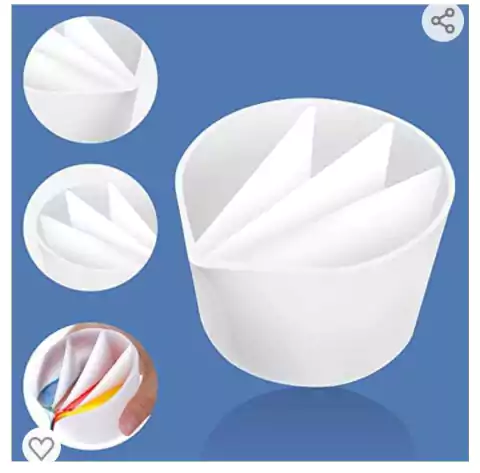 Copa de silicona con separaciones