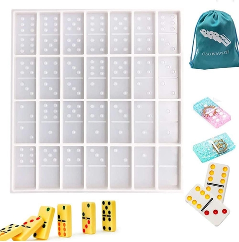 molde silicona domino ideal resina chocolate