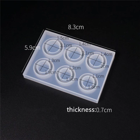 Molde de silicona anillo chico