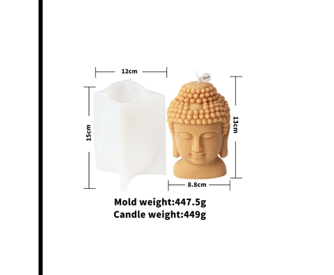 molde cabeza de buda mujer - comprar online
