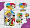 Etiquetas Escolar Jovens Titans - comprar online