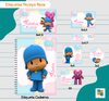 Kit Etiquetas Pocoyo Rosa