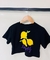 Cropped Limões Preta - comprar online